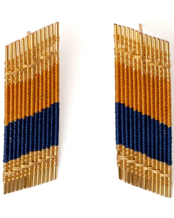 Angled - Handwoven Earrings