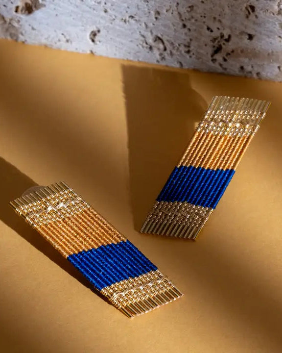 Angled - Handwoven Earrings