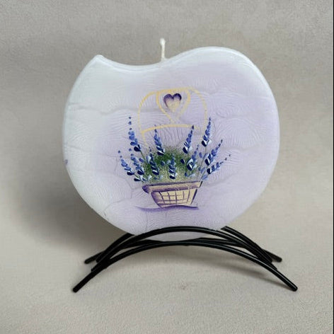 Slim candle round